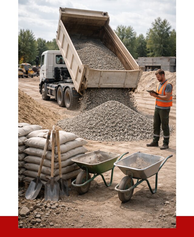 Доставка нерудных материалов в Зеленокумске от 1222 руб. | ПРОНЕРУДЗлм