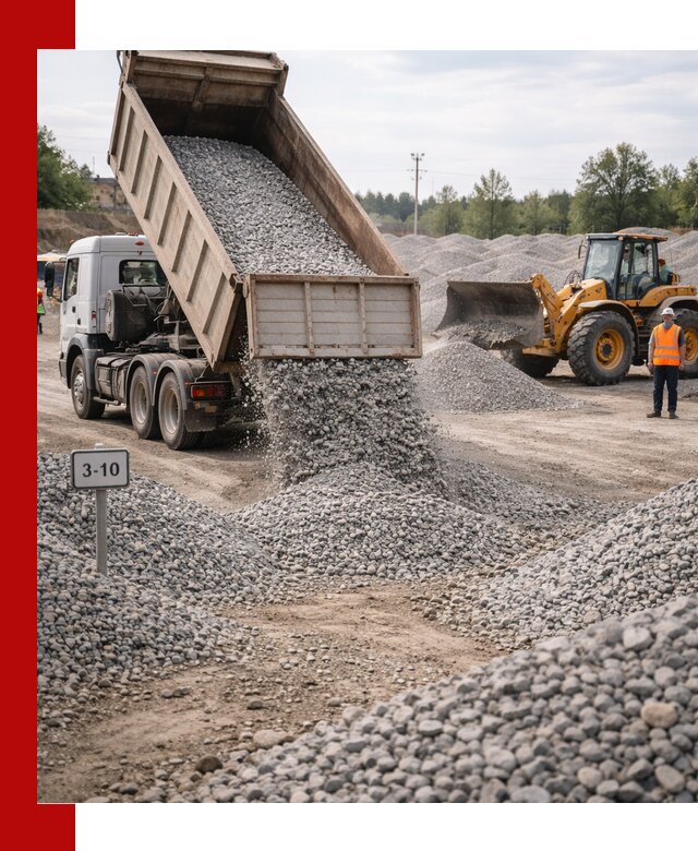 Гранитный щебень фракции 3–10: доставка и продажа в Зеленокумске