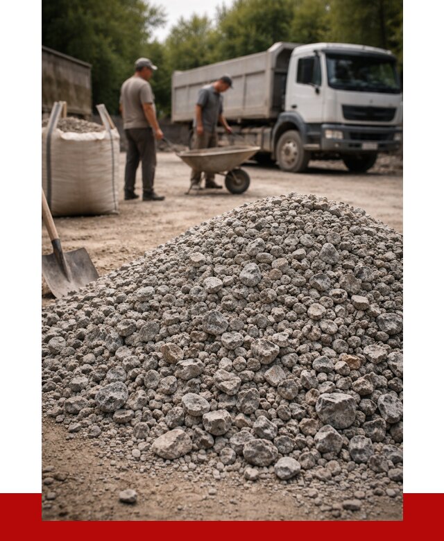 Гранитный щебень фракция 20-40 в Зеленокумске от 3258 руб. ПРОНЕРУДЗлм