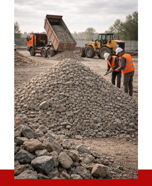 Гранитный щебень фракция 40-70 в Зеленокумске от 2546 руб ПРОНЕРУДЗлм