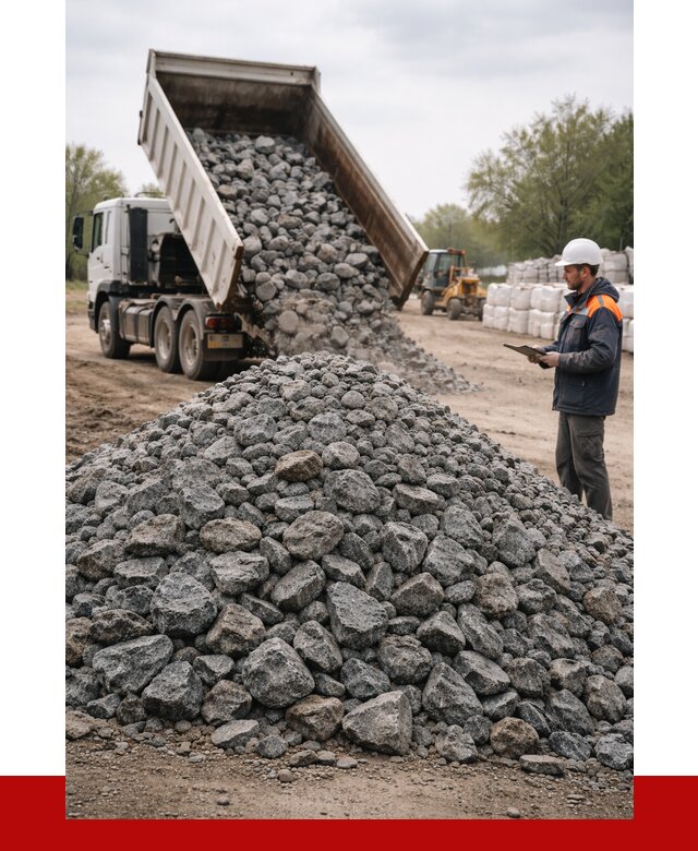 Гранитный щебень фракция 100-200 в Зеленокумске от 4276 р. ПРОНЕРУДЗлм