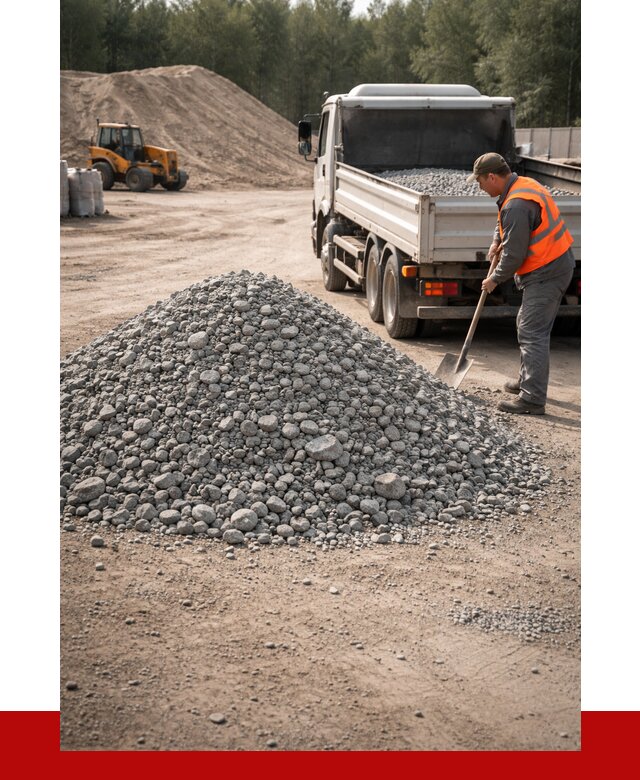 Гравийный щебень фракция 5-10 в Зеленокумске от 2240 р. | ПРОНЕРУДЗлм