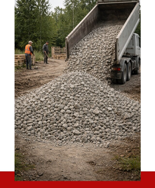 гравийный щебень фракция 70-120 в Зеленокумске от 2495 р. ПРОНЕРУДЗлм