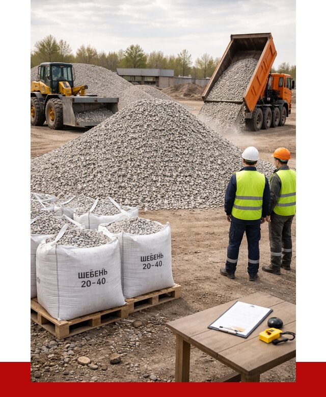 Известняковый щебень 20-40 в Зеленокумске от 2138 р. ПРОНЕРУДЗлм