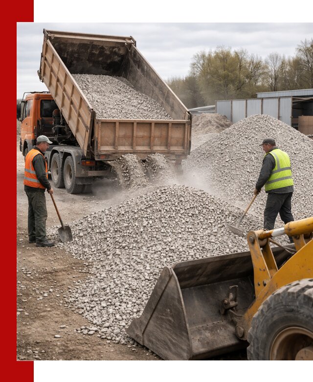 Доломитовый щебень фракции 5-20 с доставкой в Зеленокумске