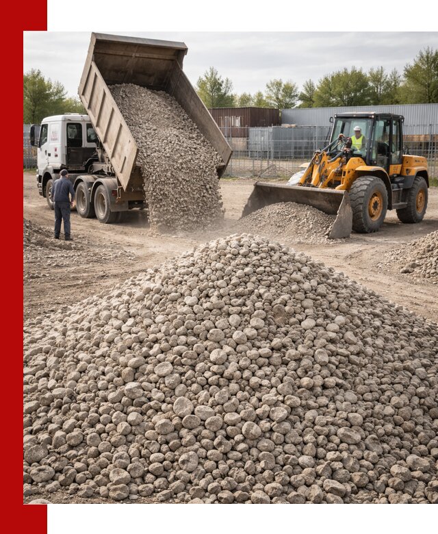 Доломитовый щебень фракции 20–41 с доставкой в Зеленокумске