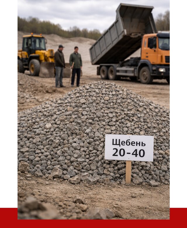 Бетонный щебень фракция 20-40 в Зеленокумске от 2495 р. | ПРОНЕРУДЗлм