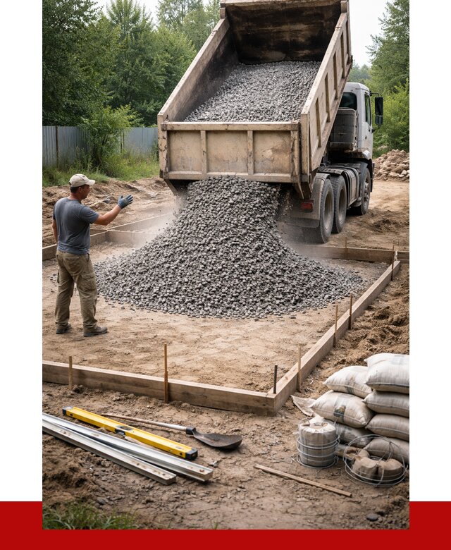 Купить щебень для фундамента в Зеленокумске от 4582 р. | ПРОНЕРУДЗлм