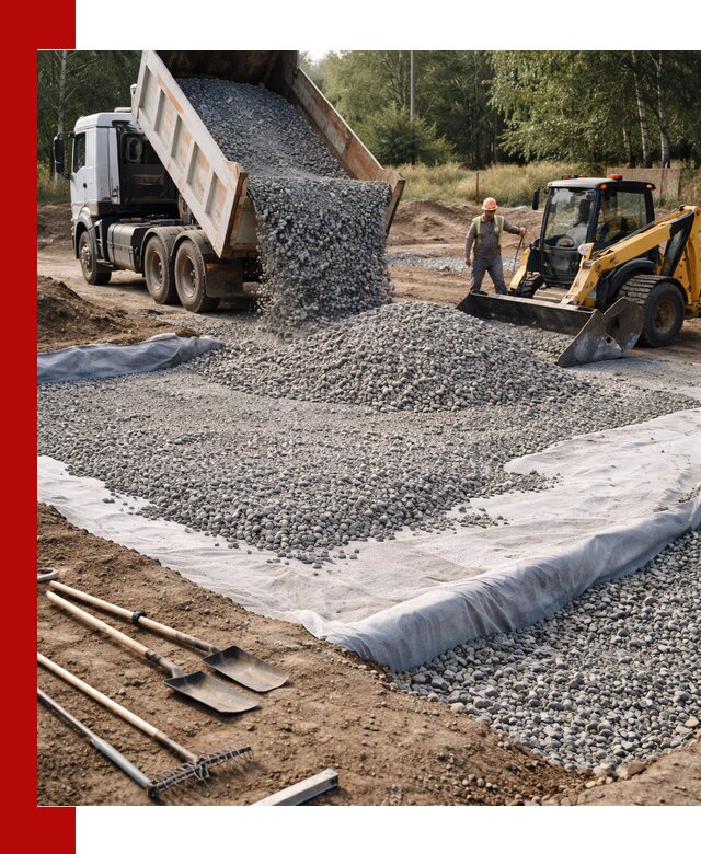 Щебень для фундамента с доставкой в Зеленокумске