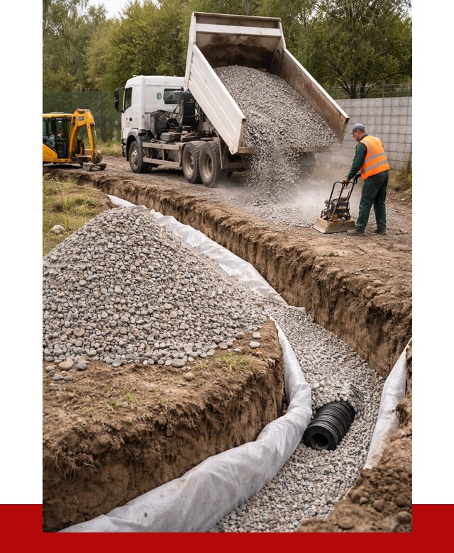 Щебень для дренажа в Зеленокумске от 1884 р., ПРОНЕРУДЗлм доставка