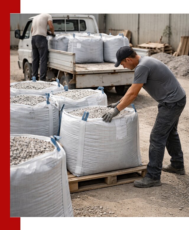 Доставка щебня в мешках по выгодным ценам в Зеленокумске
