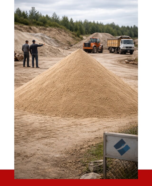 Карьерный песок навалом в Зеленокумске от 1833 р. | ПРОНЕРУДЗлм