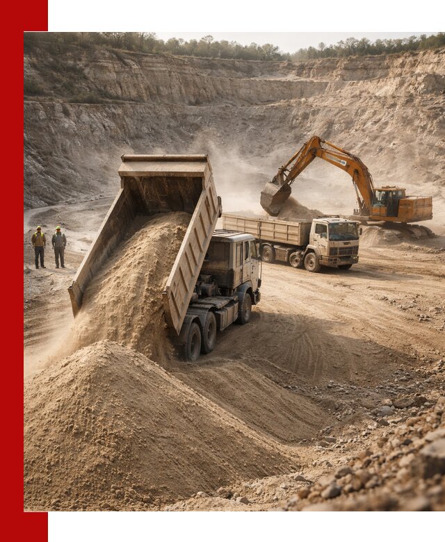 Карьерный песок навалом с доставкой в Зеленокумске