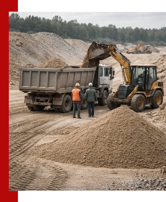 Карьерный среднезернистый песок с доставкой в Зеленокумске