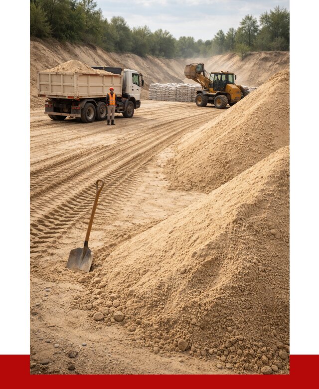 Карьерный песок мелкозернистый в Зеленокумске от 9164 р. | ПРОНЕРУДЗлм