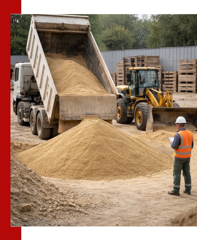 Доставка карьерного мелкозернистого песка в Зеленокумске
