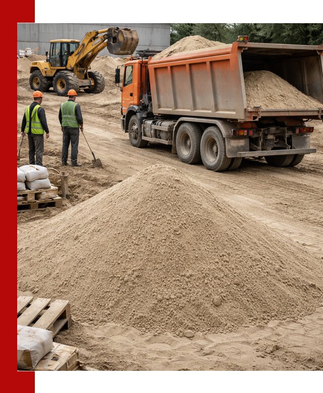 Доставка и продажа мытого речного песка в Зеленокумске