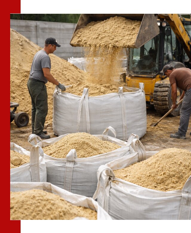 Поставка качественного песка для кладки в Зеленокумске