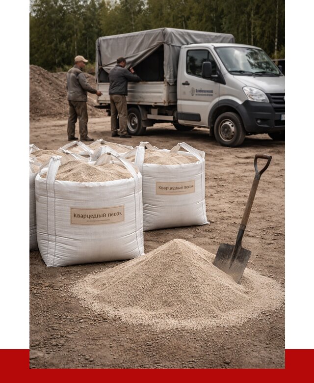 Кварцевый песок для пескоструя в Зеленокумске от 4582 р. | ПРОНЕРУДЗлм