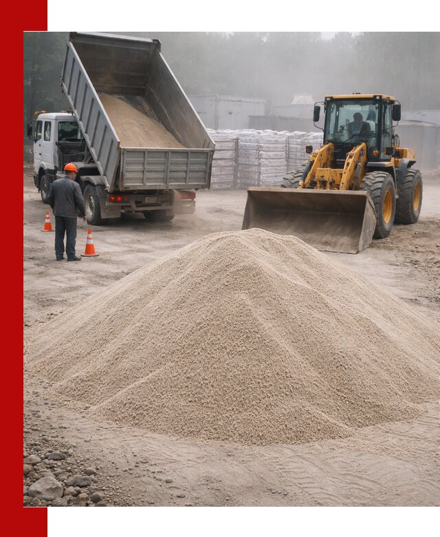Кварцевый песок фракция 0–8 для стройработ в Зеленокумске