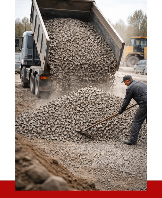 Гравий фракция 20-40 в Зеленокумске от 2546 р. доставка | ПРОНЕРУДЗлм