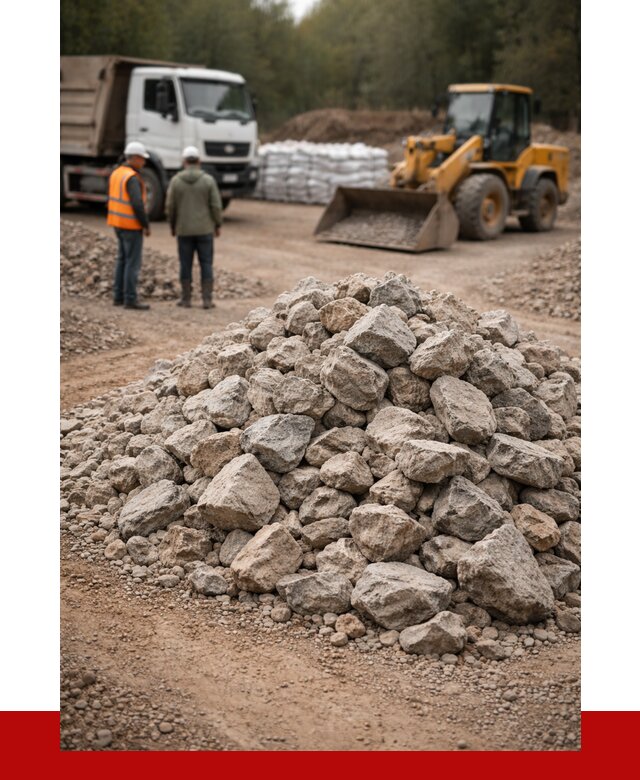 Купить бутовый камень с доставкой в Зеленокумске от 2342 р. | ПРОНЕРУДЗлм