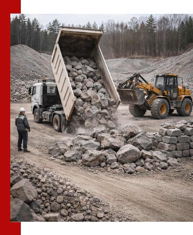 Доставка и продажа бутового гранитного камня в Зеленокумске