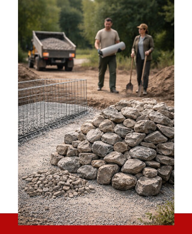 Камень для габионов фракция 100-200 в Зеленокумске от 4887 р. | ПРОНЕРУДЗлм