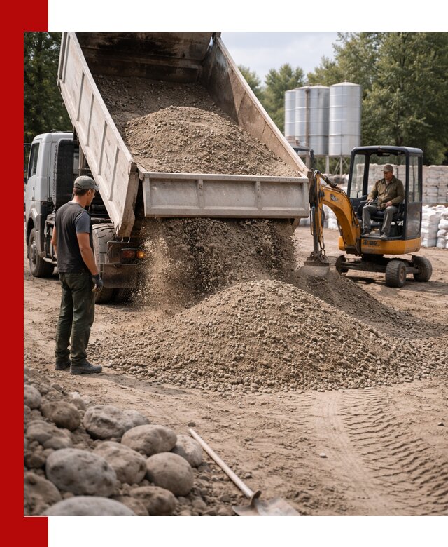 Доставка ПГС С3 в Зеленокумске самосвалами и миксерами