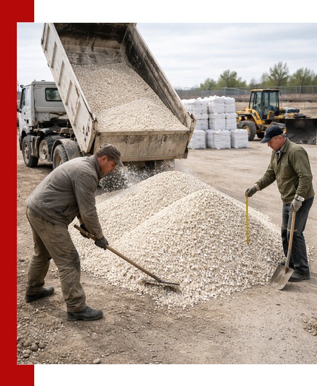 Мраморная крошка с доставкой и разгрузкой в Зеленокумске