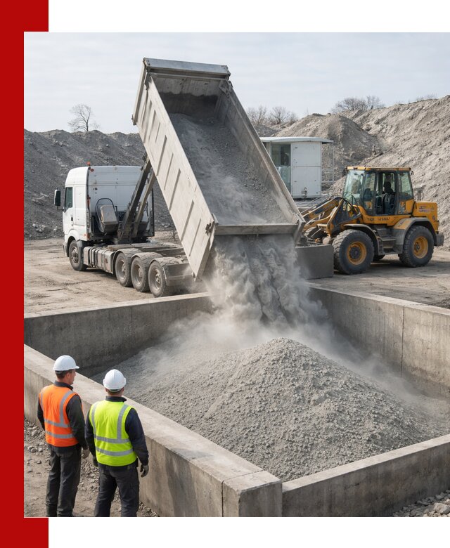 Доставка цемента навалом в Зеленокумске крупными партиями