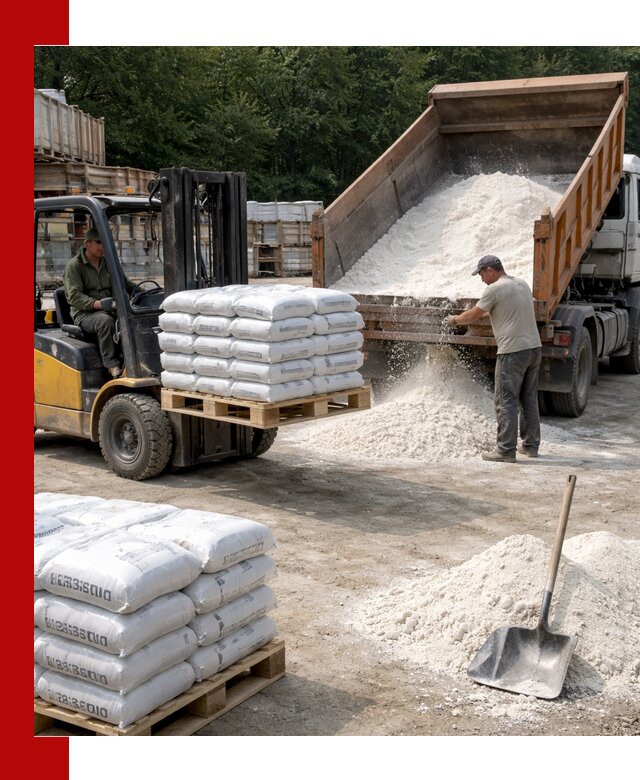 Доставка строительной извести оптом и в розницу в Зеленокумске