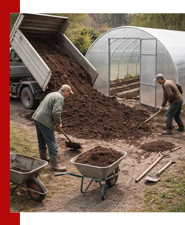 Грунт для теплицы с доставкой в Зеленокумске — плодородный субстрат под растения