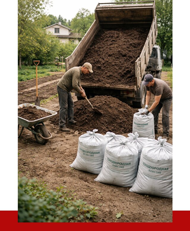 Плодородная смесь в Зеленокумске от 4276 р./куб с доставкой | ПРОНЕРУДЗлм