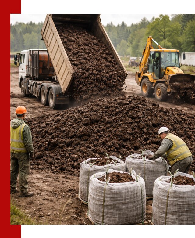 Доставка нейтрального торфа в Зеленокумске оптом и в розницу