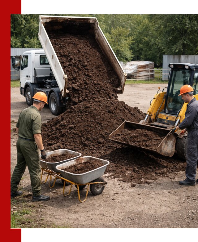 Доставка торфо-земляной смеси в Зеленокумске для огорода и ландшафта