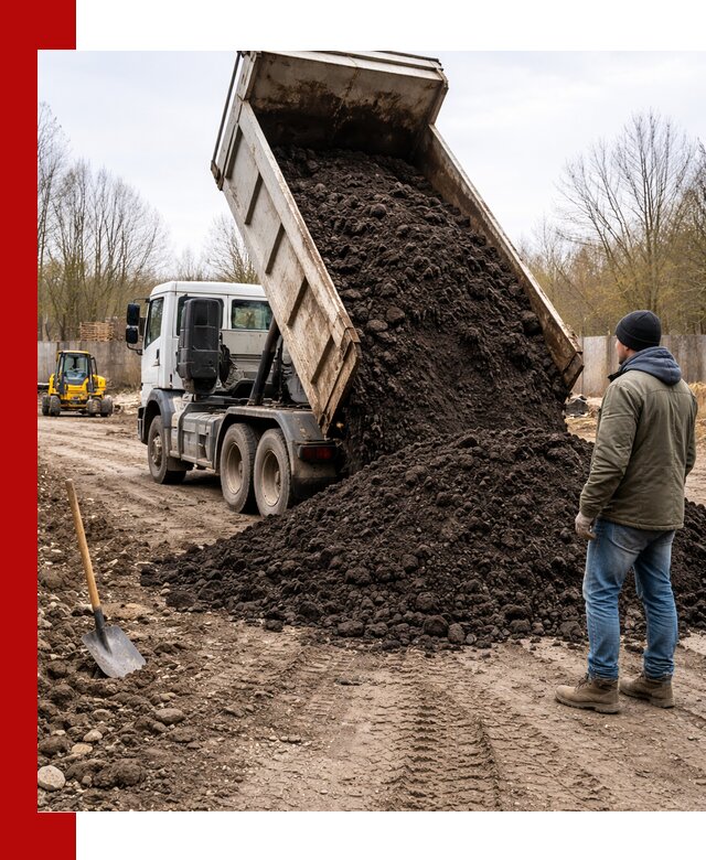 Доставка чернозема навалом в Зеленокумске быстро и выгодно