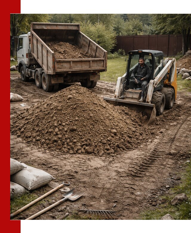 Суглинок для планировки участков в Зеленокумске с доставкой и выгрузкой