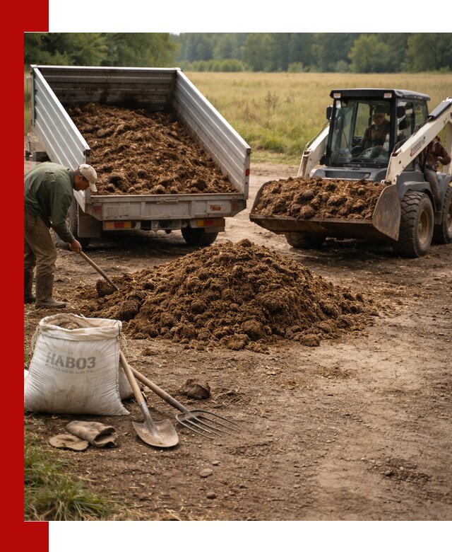 Доставка конского навоза в Зеленокумске с разгрузкой и доставкой на объект