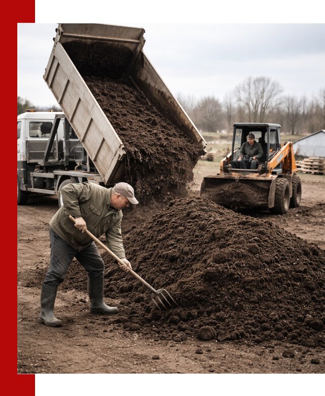Доставка и продажа перегноя в Зеленокумске быстро и дешево
