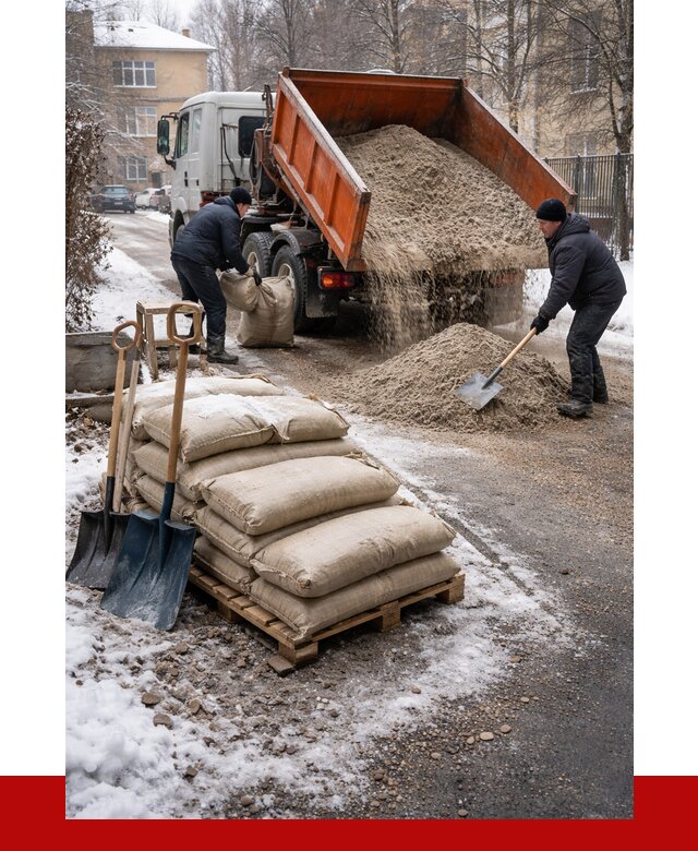 Противогололедные материалы оптом в Зеленокумске от 4276 р. | ПРОНЕРУДЗлм
