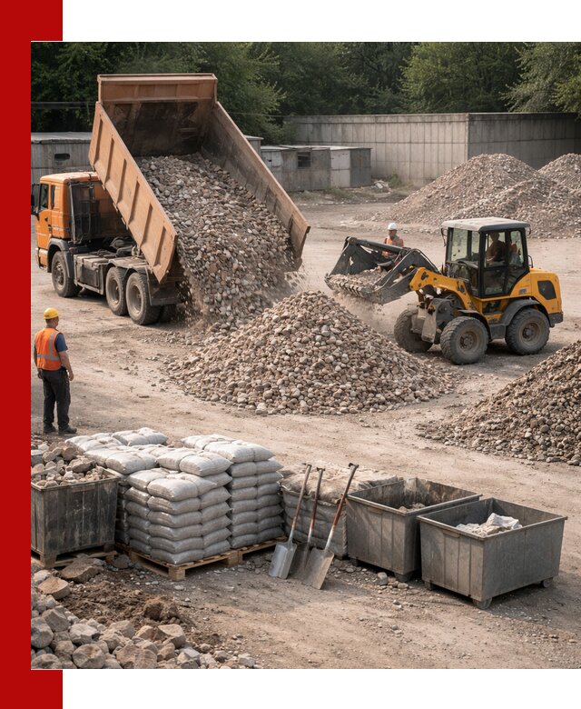 Вторичные материалы для отсыпки в Зеленокумске — поставка и доставка