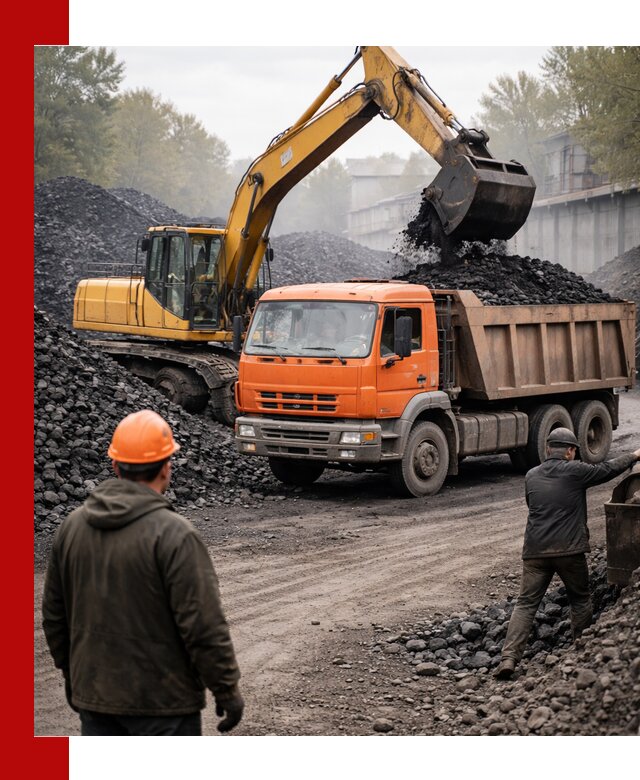 Доставка угля автотранспортом в Зеленокумске быстро и выгодно