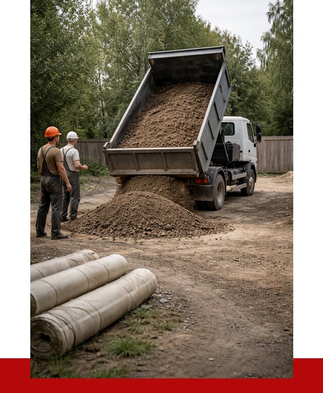 Доставка сыпучих материалов самосвалом в Зеленокумск от 4276 р. | ПРОНЕРУДЗлм