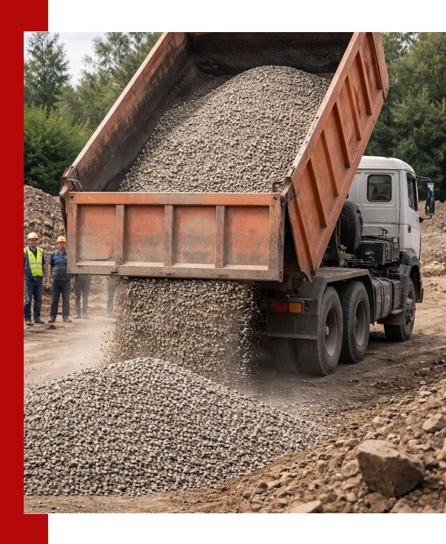 Доставка сыпучих материалов самосвалом в Зеленокумске быстро и надежно