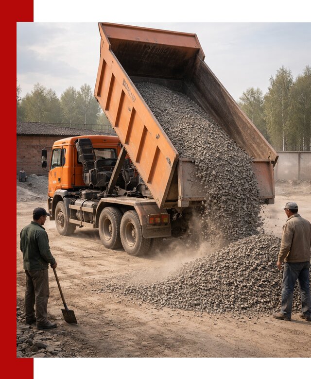 Доставка самосвалом 20 м3 в Зеленокумске быстро и надежно