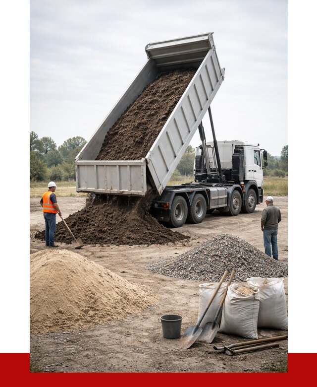 Доставка самосвалом 30 кубов в Зеленокумске от 8655 р. | ПРОНЕРУДЗлм