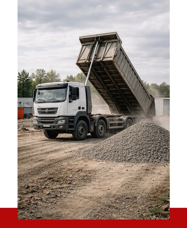 Доставка самосвалом 40 кубов в Зеленокумске от 9164 р. | ПРОНЕРУДЗлм