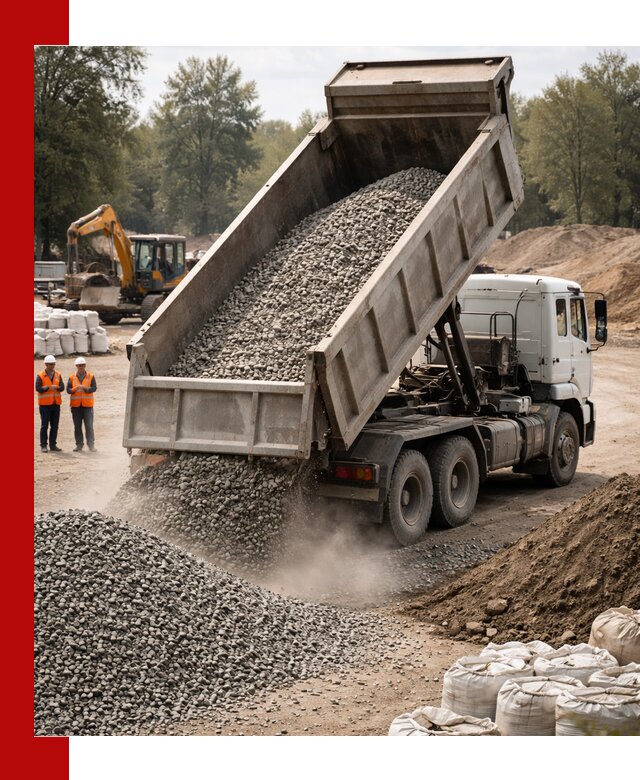 Аренда самосвала в Зеленокумске для доставки сыпучих и нерудных материалов