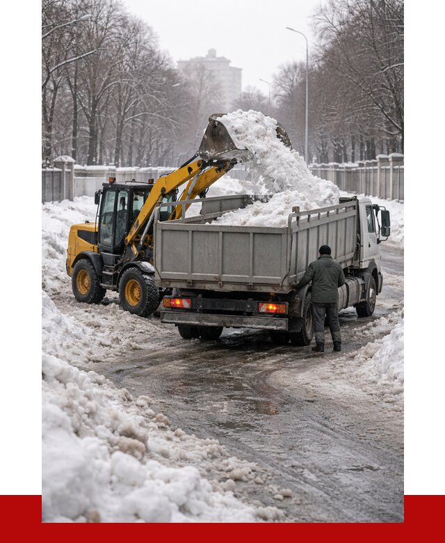 Вывоз снега с погрузкой в Зеленокумске от 3564 р. ПРОНЕРУДЗлм